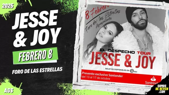 JESSE Y JOY EN AGUASCALIENTES FORO DE LAS ESTRELLAS 2025