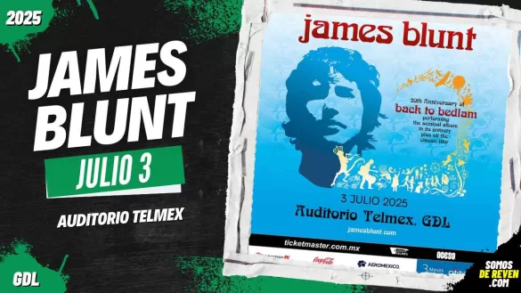 JAMES BLUNT EN GUADALAJARA AUDITORIO TELMEX 2025