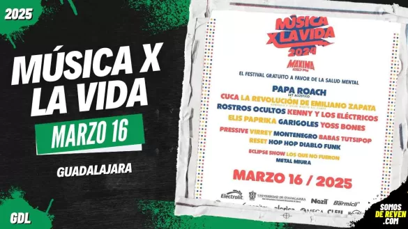 FESTIVAL MÚSICA X LA VIDA EN GUADALAJARA 2025