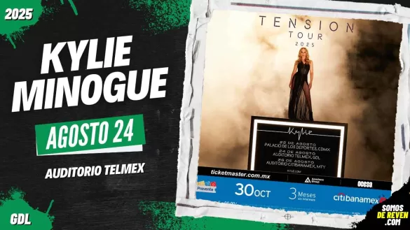 KYLIE MINOGUE EN GUADALAJARA AUDITORIO TELMEX 2025