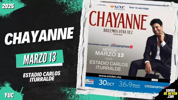 CHAYANNE EN MÉRIDA ESTADIO CARLOS ITURRALDE 2025