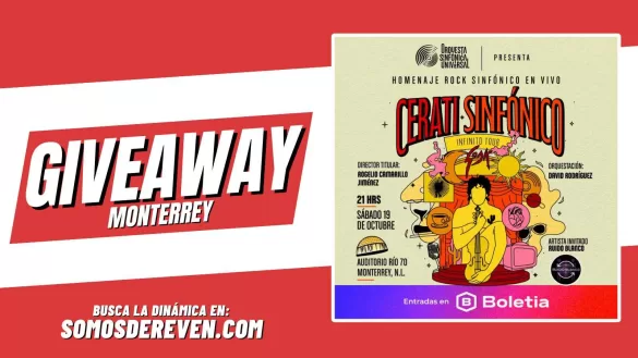 CERATI SINFÓNICO EN AUDITORIO RÍO 70 GIVEAWAY 2024