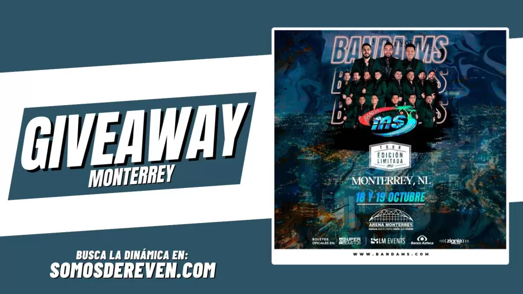 BANDA MS EN ARENA MONTERREY GIVEAWAY 2024