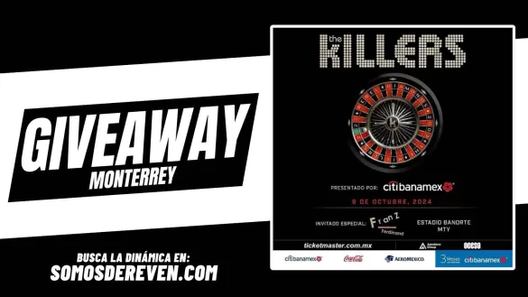 THE KILLERS EN ESTADIO BANORTE GIVEAWAY 2024