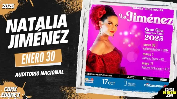 NATALIA JIMÉNEZ EN CDMX AUDITORIO NACIONAL 2025