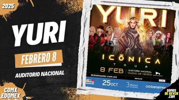 YURI EN CDMX AUDITORIO NACIONAL 2025