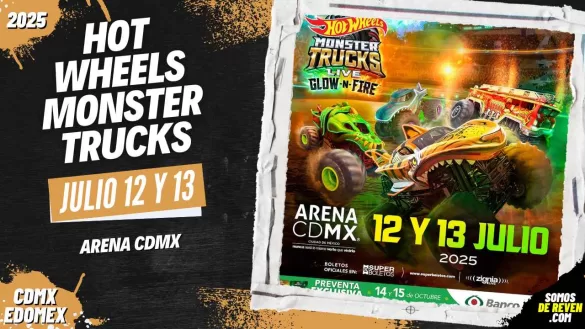 HOT WHEELS MONSTER TRUCK EN ARENA CDMX 2025