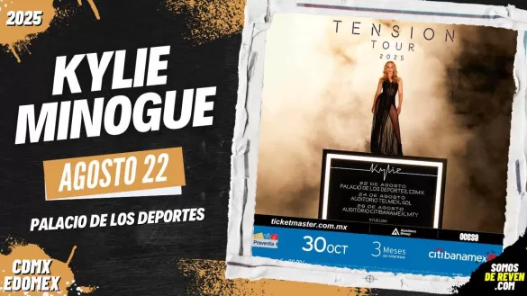 KYLIE MINOGUE EN CDMX PALACIO DE LOS DEPORTES 2025