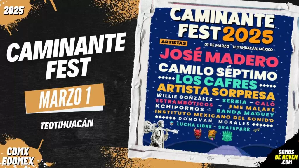 CAMINANTE FEST EN CDMX TEOTIHUACÁN 2025