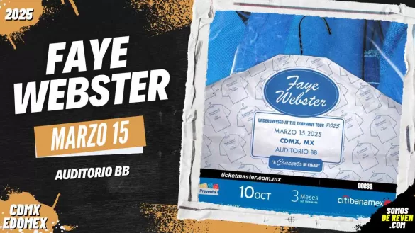 FAYE WEBSTER EN CDMX AUDITORIO BB 2025