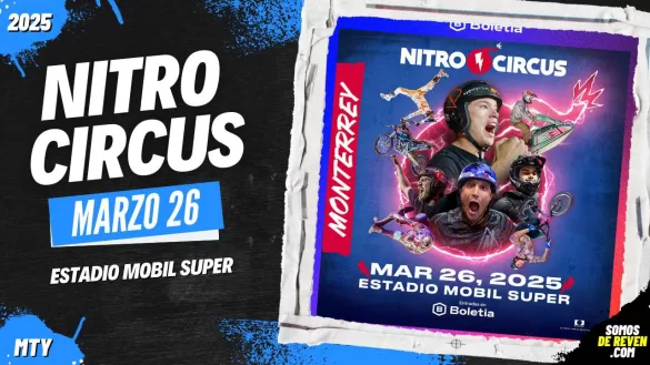 NITRO CIRCUS EN MONTERREY ESTADIO MOBIL SUPER 2025