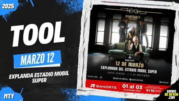 TOOL EN MONTERREY EXPLANADA ESTADIO MOBIL SUPER 2025