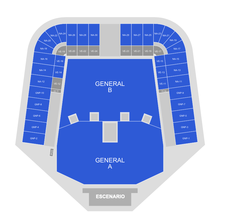 MAPA ESTADIO GNP SEGUROS