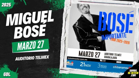 MIGUEL BOSÉ EN GUADALAJARA AUDITORIO TELMEX 2025