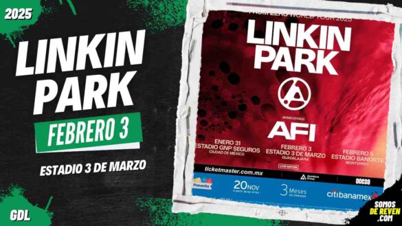 LINKIN PARK EN GUADALAJARA ESTADIO 3 DE MARZO 2025