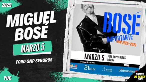 MIGUEL BOSÉ EN MÉRIDA FORO GNP SEGUROS 2025