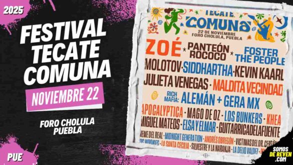 TECATE COMUNA EN PUEBLA 2025 FORO CHOLULA