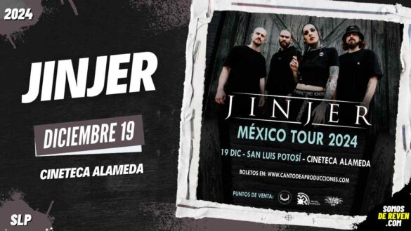 JINJER EN SAN LUIS POTOSÍ CINETECA ALAMEDA 2024