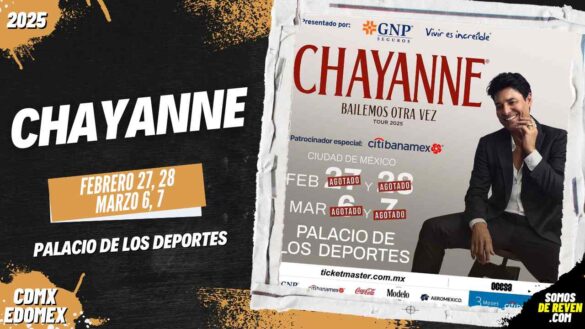 CHAYANNE EN CDMX PALACIO DE LOS DEPORTES 2025