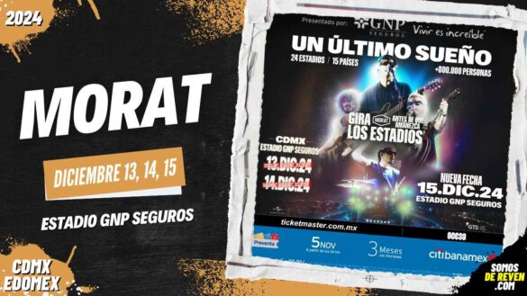 MORAT EN CDMX ESTADIO GNP SEGUROS 2024