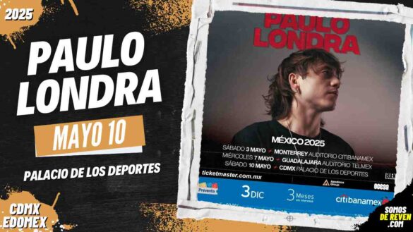 PAULO LONDRA EN CDMX PALACIO DE LOS DEPORTES 2025