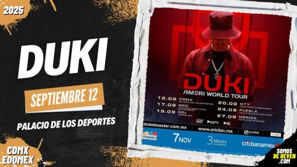 DUKI EN CDMX PALACIO DE LOS DEPORTES 2025