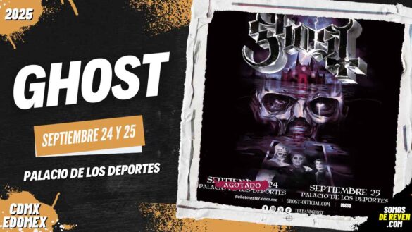 GHOST EN CDMX PALACIO DE LOS DEPORTES 2025