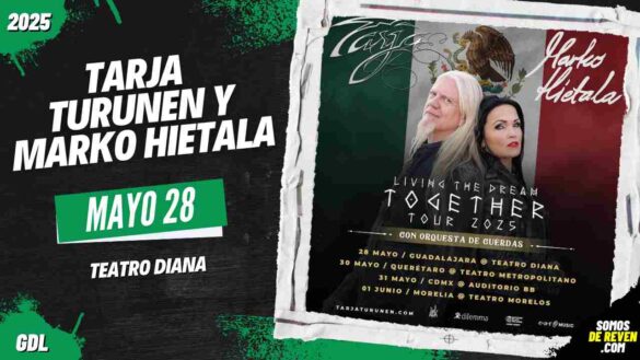 TARJA Y MARKO HIETALA EN GUADALAJARA TEATRO DIANA 2025