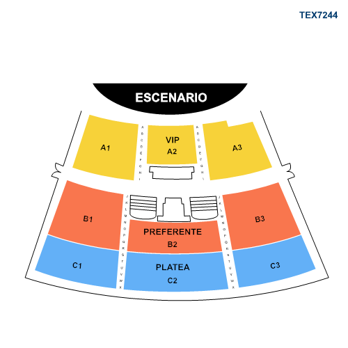 mapa TEATRO DEL ESTADO 2025