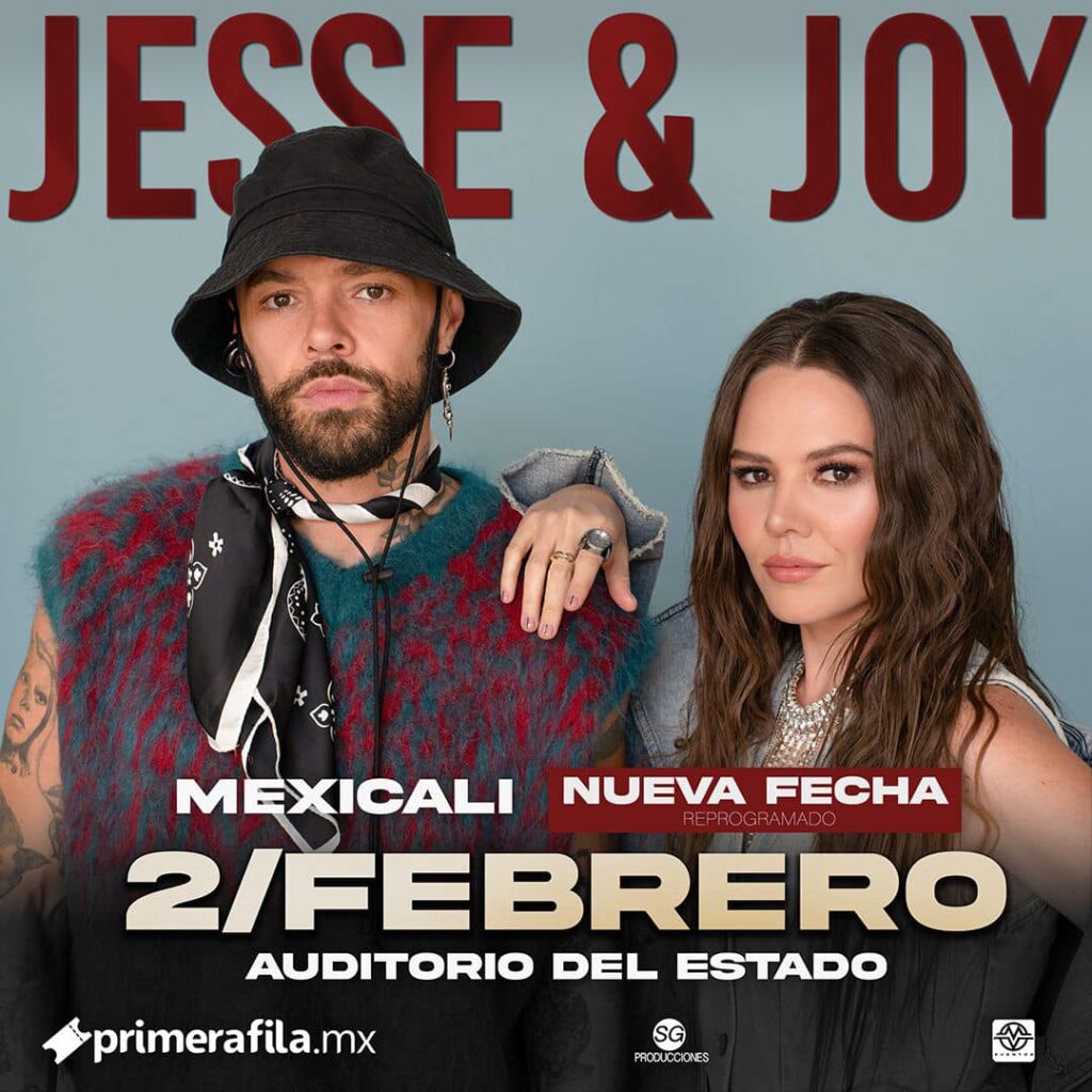 JESSE Y JOY EN MEXICALI AUDITORIO DEL ESTADO 2025