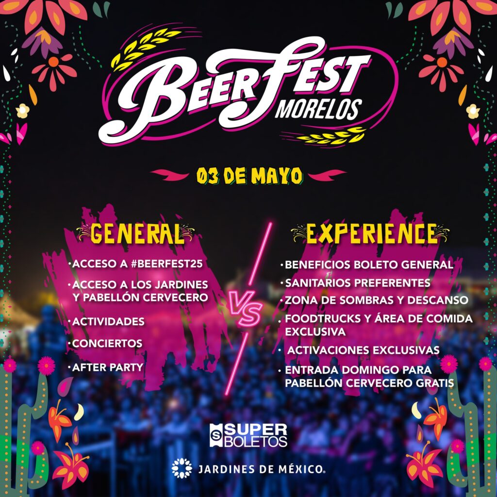 BEERFEST MORELOS EN JARDÍNES DE MÉXICO 2025