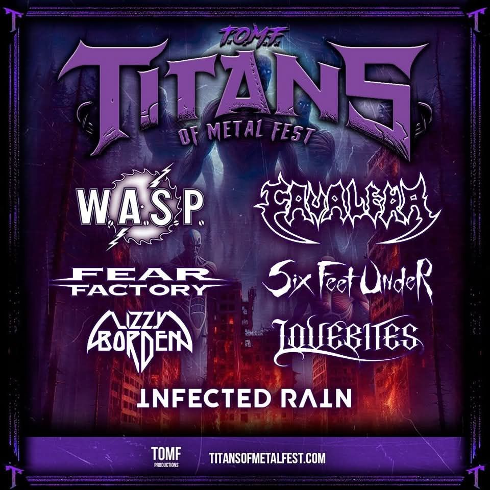 TITANS OF METAL FEST EN CDMX PARQUE BICENTENARIO 2025