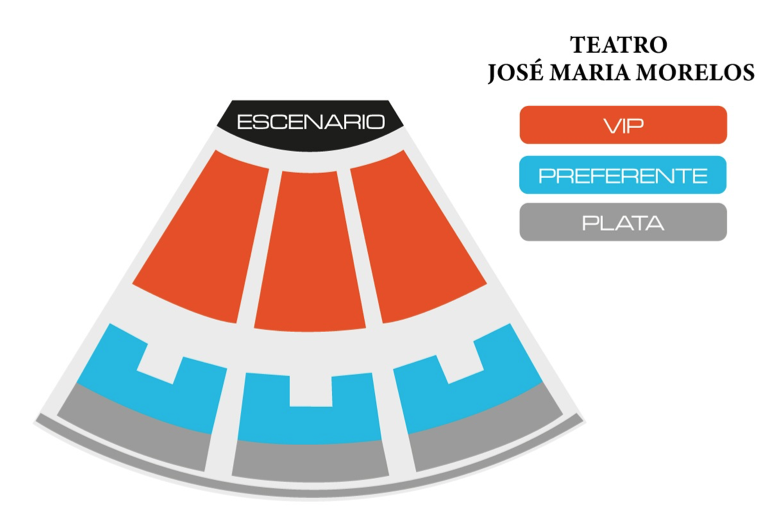 mapa MORELIA TEATRO MORELOS 2025