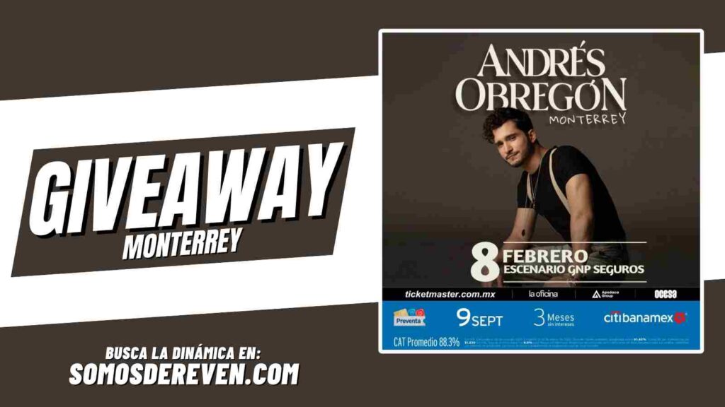 ANDRÉS OBREGÓN GIVEAWAY EN ESCENARIO GNP SEGUROS 2025