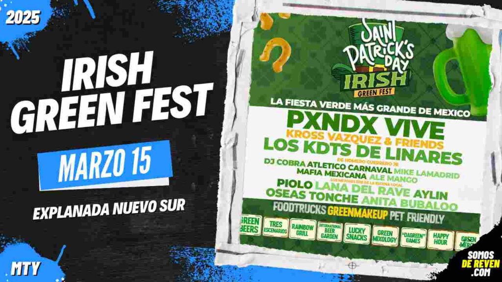 IRISH GREEN FEST EN MONTERREY EXPLANADA NUEVO SUR 2025