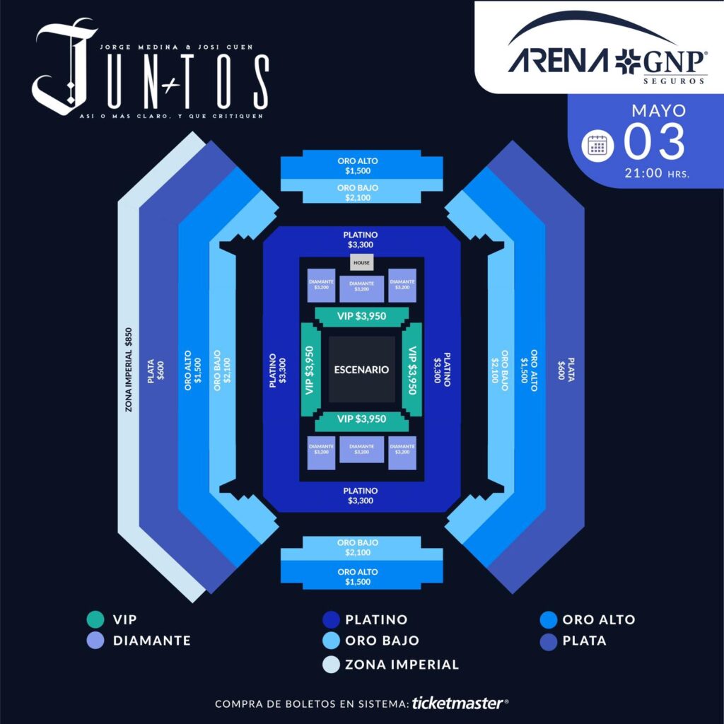 JORGE MEDINA Y JOSI CUEN EN ACAPULCO ARENA GNP SEGUROS 2025