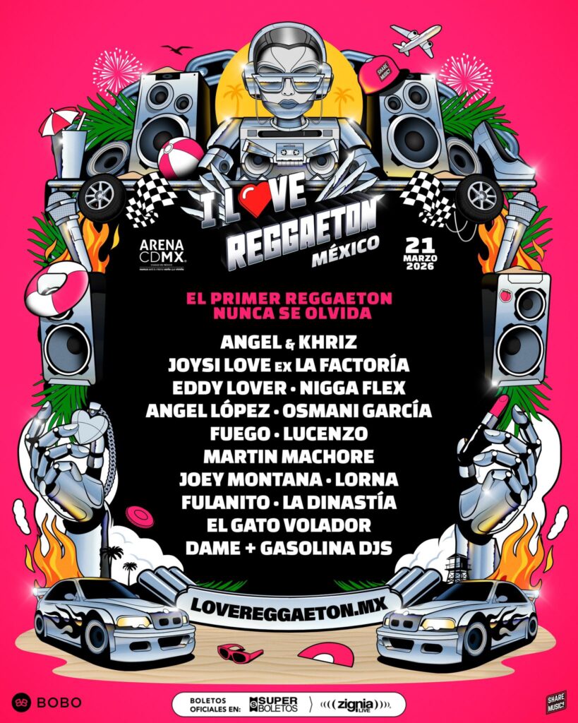 I LOVE REGGEATON MÉXICO EN ARENA CDMX 2026