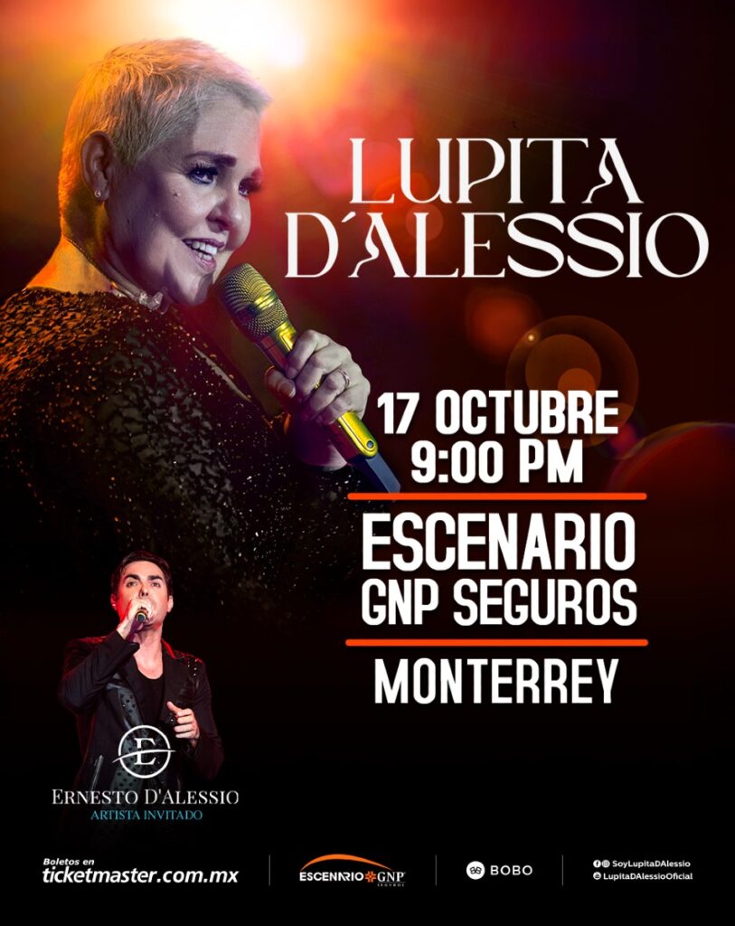 LUPITA DALESSIO EN MONTERREY 2025 ESCENARIO GNP SEGUROS