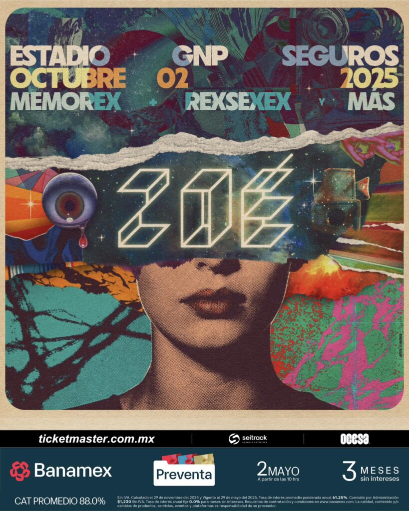 ZOÉ EN CDMX 2025 ESTADIO GNP SEGUROS