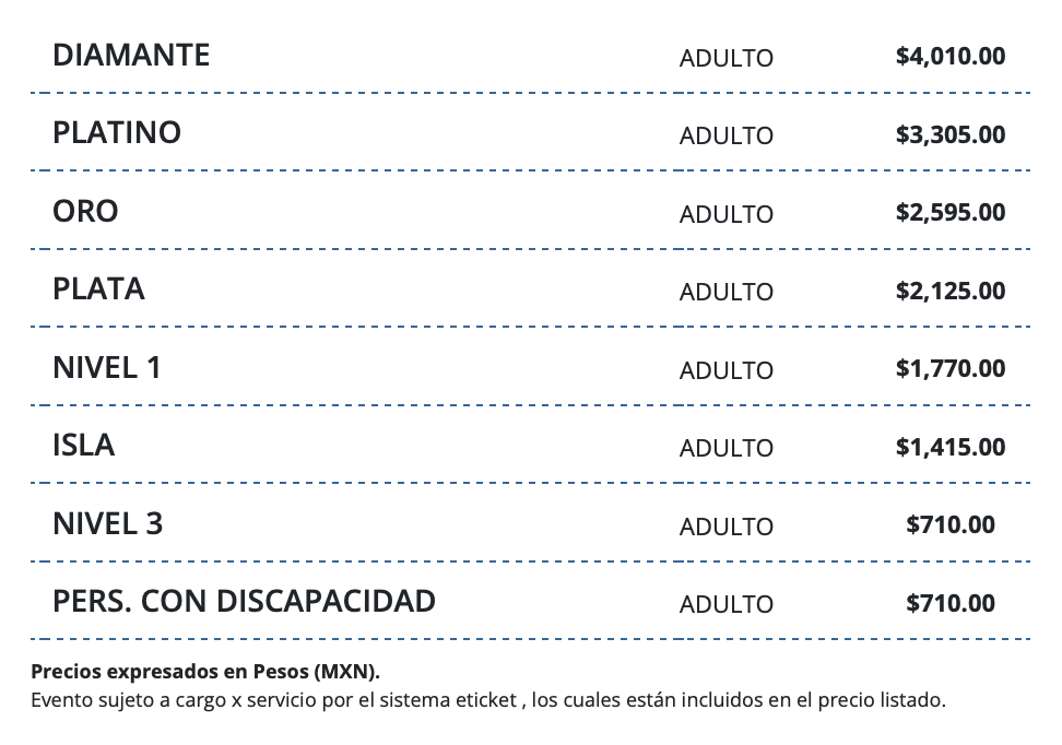 ALEJANDRO SANZ EN SAN LUIS POTOSÍ 2025 ARENA POTOSÍ PRECIOS
