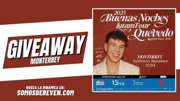 QUEVEDO GIVEAWAY EN AUDITORIO BANAMEX 2025