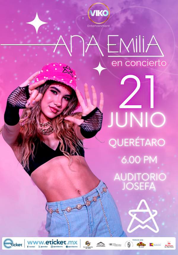 ANA EMILIA EN QUERÉTARO 2025 AUDITORIO JOSEFA ORTÍZ