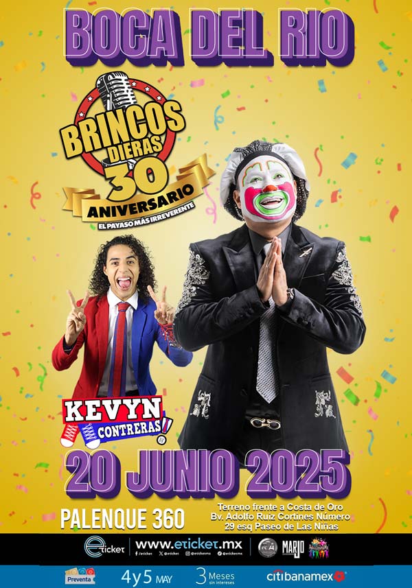 BRINCOS DIERAS EN BOCA DEL RÍO VERACRUZ 2025 PALENQUE 360