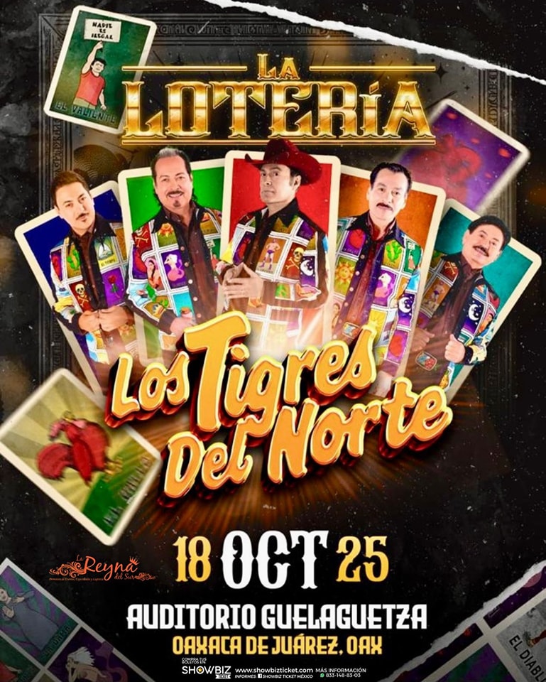 LOS TIGRES DEL NORTE EN OAXACA 2025 AUDITORIO GUELAGUETZA