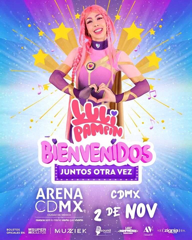 LULI PAMPIN EN ARENA CDMX 2025 BOLETOS