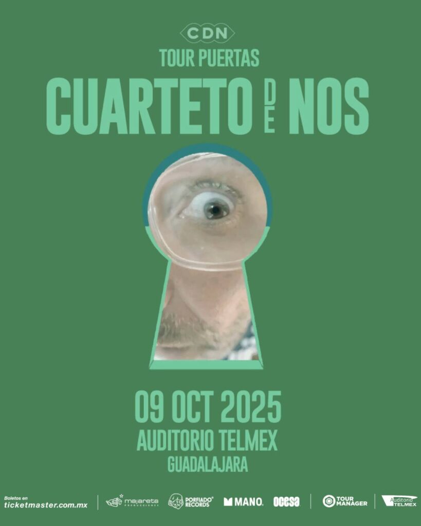 CUARTETO DE NOS EN GUADALAJARA 2025 AUDITORIO TELMEX