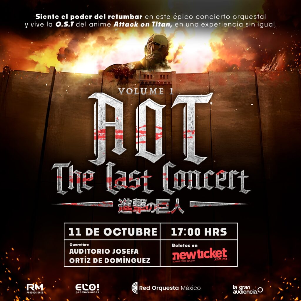 AOT THE LAST CONCERT EN QUERÉTARO 2025 AUDITORIO JOSEFA ORTÍZ