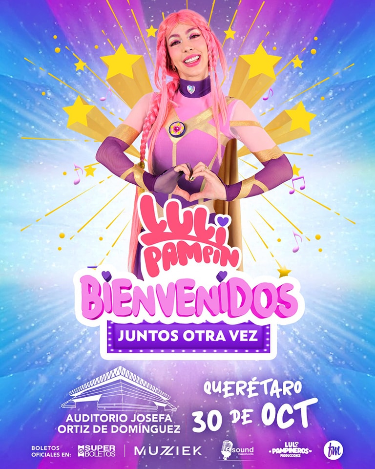 LULI PAMPIN EN QUERÉTARO 2025 AUDITORIO JOSEFA ORTÍZ