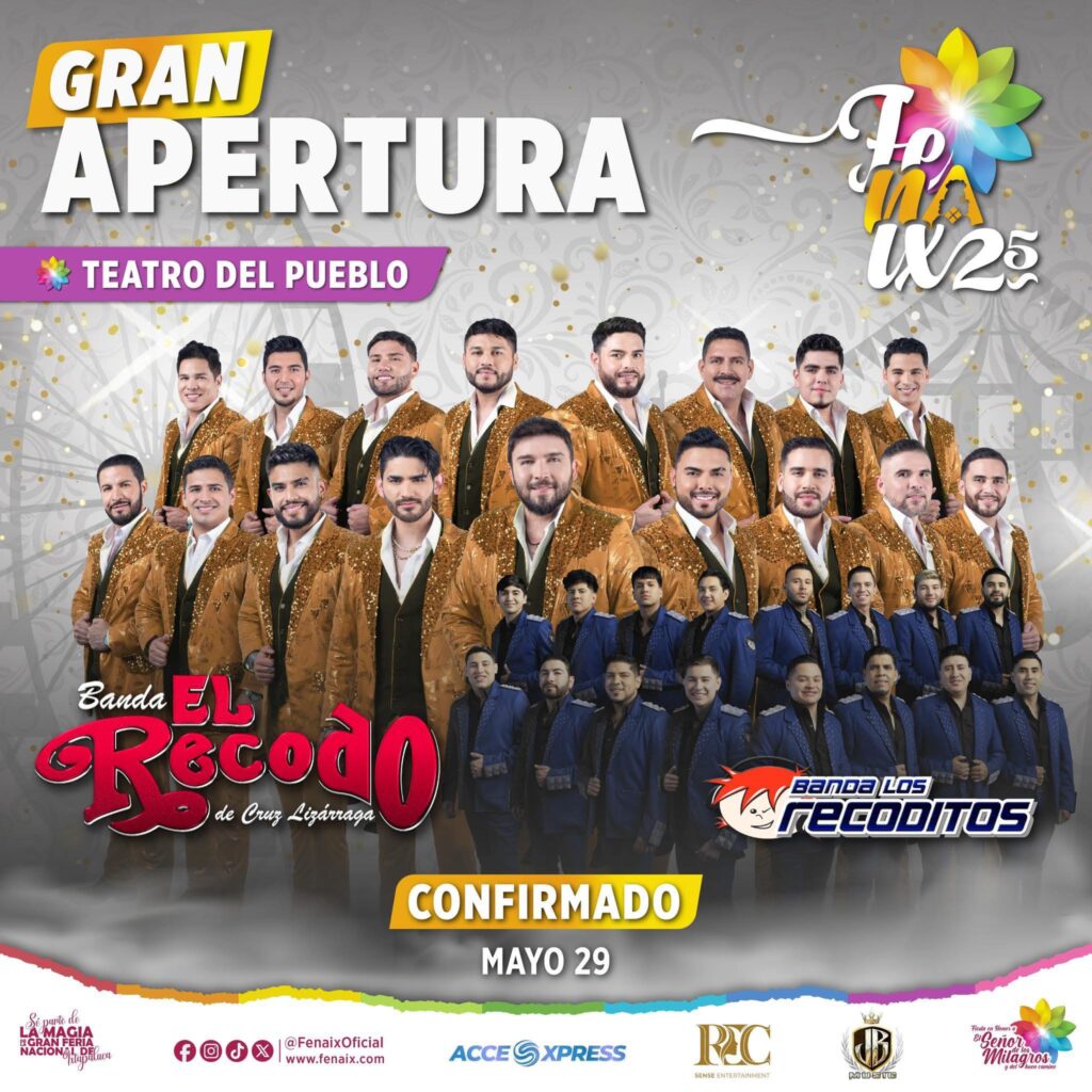 BANDA EL RECODO Y BANDA LOS RECODITOS EN FERIA NACIONAL IXTAPALUCA 2025