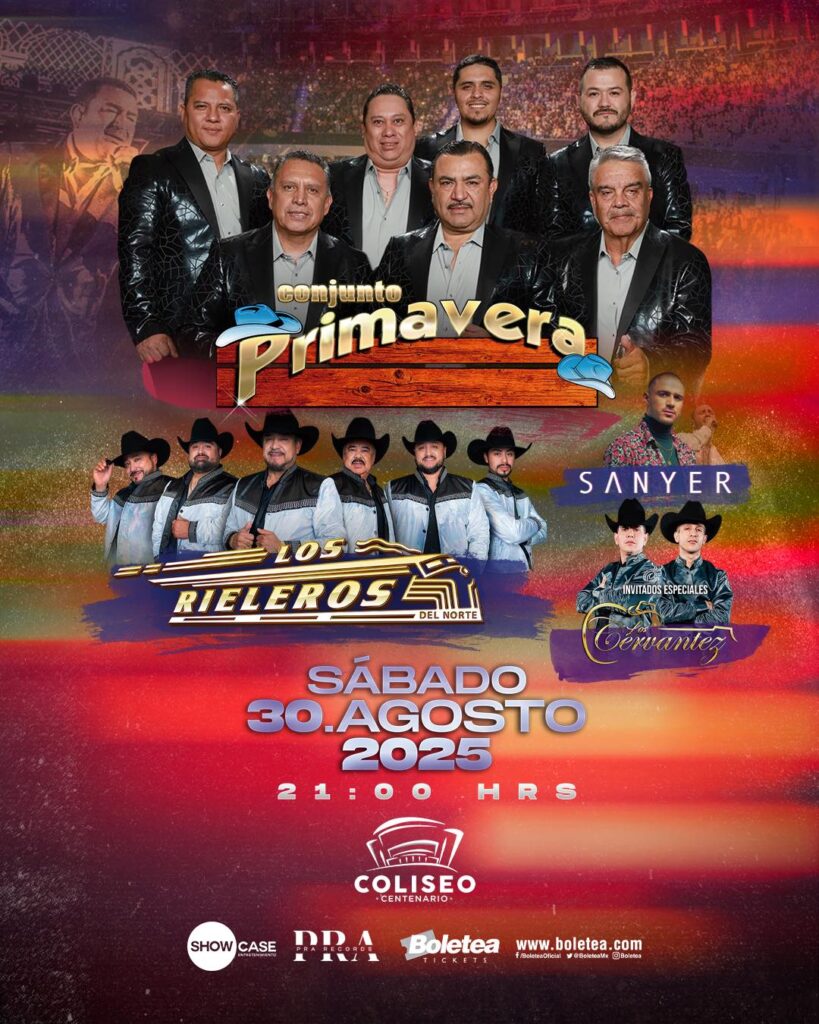 CONJUNTO PRIMAVERA EN TORREÓN 2025 COLISEO CENTENARIO